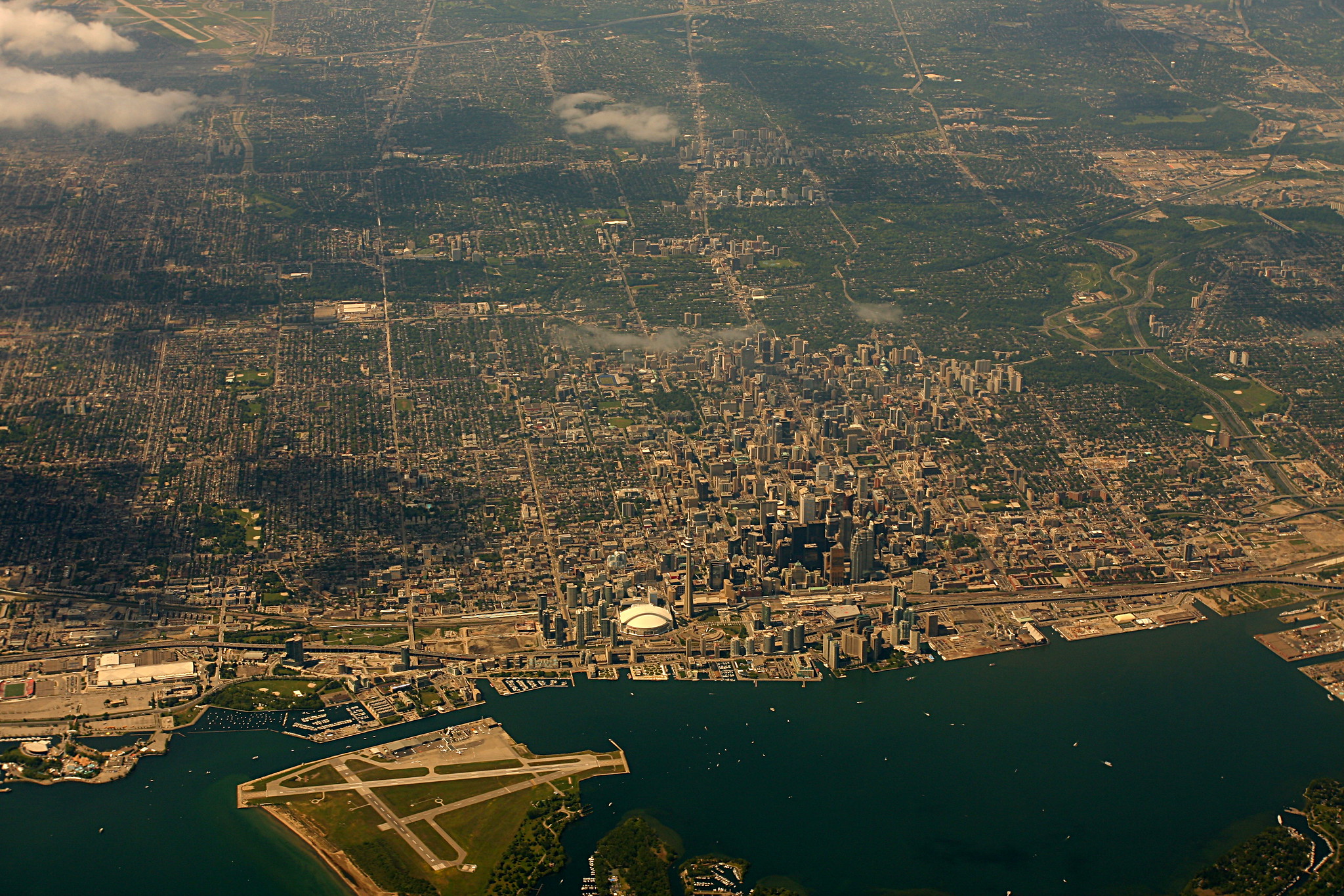 Aerial photo of Toronto